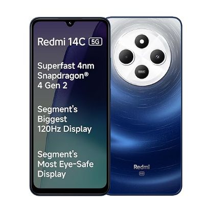 Redmi 14C 5G (స్టార్‌లైట్ బ్లూ, 6GB RAM, 128GB స్టోరేజ్) యొక్క చిత్రం
