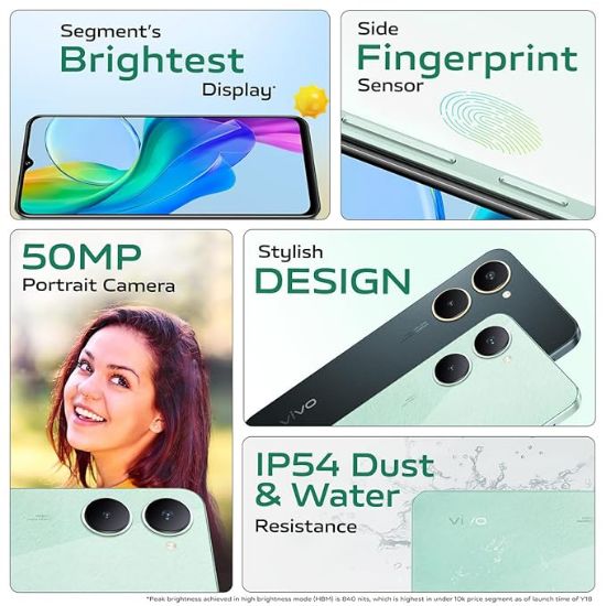 వివో Y18i (జెమ్ గ్రీన్, 64 GB, 4 GB RAM) యొక్క చిత్రం