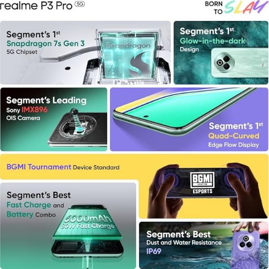 రియల్‌మీ P3 Pro 5G (నెబ్యులా గ్లో, 256 GB) (8 GB RAM) యొక్క చిత్రం