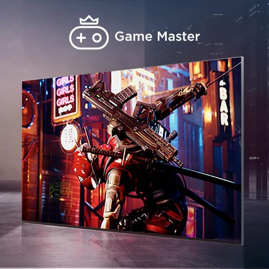 TCL 139 సెం.మీ (55 అంగుళాలు) 4K అల్ట్రా HD స్మార్ట్ QLED Google TV 55P71B ప్రో (నలుపు) యొక్క చిత్రం