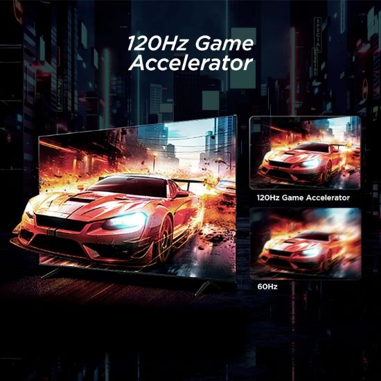 TCL 139 సెం.మీ (55 అంగుళాలు) 4K అల్ట్రా HD స్మార్ట్ QLED Google TV 55P71B ప్రో (నలుపు) యొక్క చిత్రం