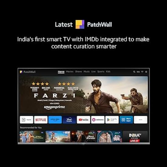 Xiaomi 138 cm (55 అంగుళాలు) X Pro 4K డాల్బీ విజన్ IQ సిరీస్ స్మార్ట్ Google TV L55M8-5XIN (నలుపు) యొక్క చిత్రం