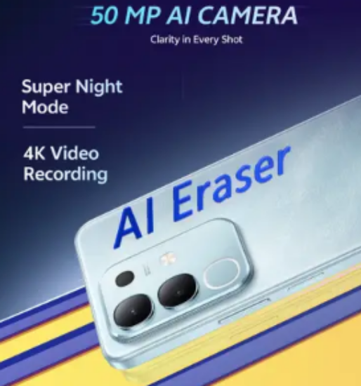 వివో T4x 5G (మెరైన్ బ్లూ, 128 GB) (6 GB RAM) యొక్క చిత్రం