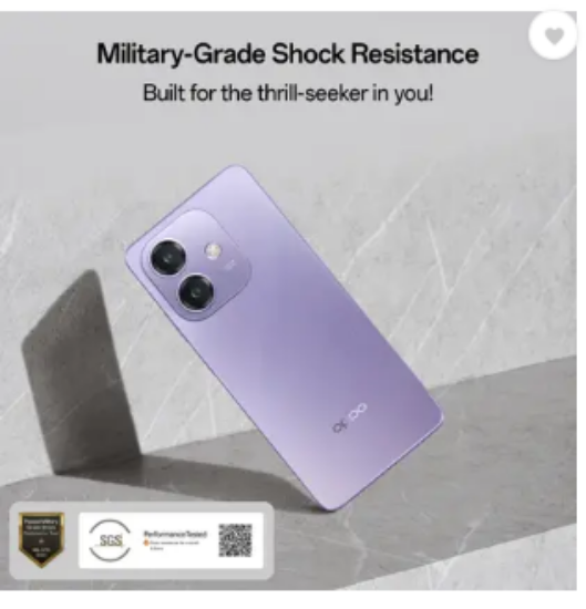 OPPO A3x 5G (స్టార్‌లైట్ వైట్, 64 GB) (4 GB RAM) యొక్క చిత్రం