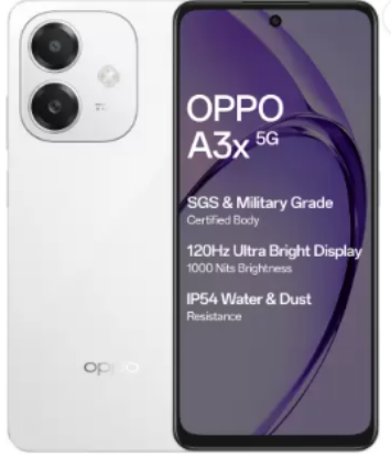 OPPO A3x 5G (స్టార్‌లైట్ వైట్, 64 GB) (4 GB RAM) యొక్క చిత్రం