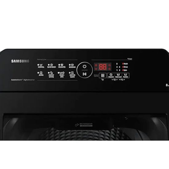 శామ్సంగ్ 8.0 5 స్టార్ ఫుల్లీ ఆటోమేటిక్ టాప్ లోడ్ వాషింగ్ మెషిన్ అప్లైయన్స్ (WA80BG4441BDTL, వెర్సైల్లెస్ గ్రే) యొక్క చిత్రం