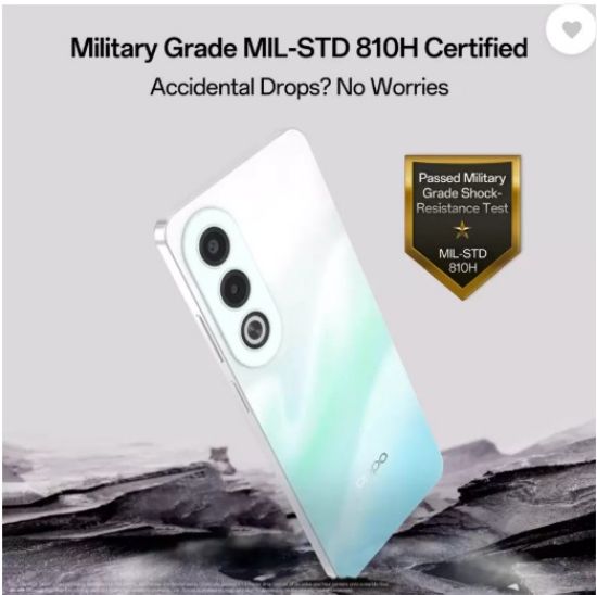 OPPO K12x 5G 45W SUPERVOOC ఛార్జర్ ఇన్-ది-బాక్స్ (మిడ్‌నైట్ వైలెట్, 128 GB) (6 GB RAM) తో యొక్క చిత్రం