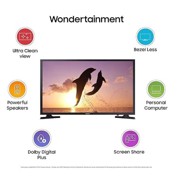 Samsung 80 cm (32 అంగుళాలు) HD రెడీ స్మార్ట్ LED TV UA32T4380AKXXL (గ్లోసీ బ్లాక్) యొక్క చిత్రం