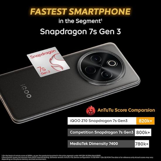 IQOO Z10 5G (నలుపు, 256 GB) (8 GB RAM) యొక్క చిత్రం