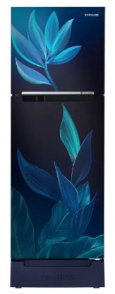 SAMSUNG 236 L ఫ్రాస్ట్ ఫ్రీ డబుల్ డోర్ 2 స్టార్ రిఫ్రిజిరేటర్ విత్ బేస్ డ్రాయర్ (ప్యారడైజ్ బ్లూమ్ బ్లూ, RT28C31429U/HL) యొక్క చిత్రం