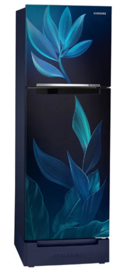 SAMSUNG 236 L ఫ్రాస్ట్ ఫ్రీ డబుల్ డోర్ 2 స్టార్ రిఫ్రిజిరేటర్ విత్ బేస్ డ్రాయర్ (ప్యారడైజ్ బ్లూమ్ బ్లూ, RT28C31429U/HL) యొక్క చిత్రం