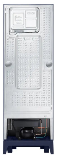 SAMSUNG 236 L ఫ్రాస్ట్ ఫ్రీ డబుల్ డోర్ 2 స్టార్ రిఫ్రిజిరేటర్ విత్ బేస్ డ్రాయర్ (ప్యారడైజ్ బ్లూమ్ బ్లూ, RT28C31429U/HL) యొక్క చిత్రం