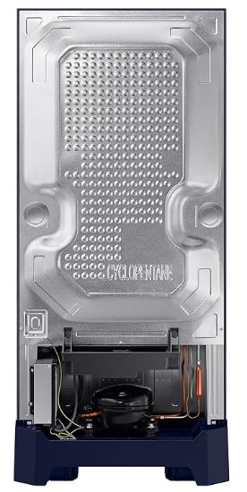 Samsung 189L 5 స్టార్, ఇన్వర్టర్, డైరెక్ట్-కూల్ సింగిల్ డోర్ రిఫ్రిజిరేటర్ (RR21C2H25UZ/HL, మిడ్‌నైట్ బ్లోసమ్ బ్లూ) బేస్ స్టాండ్ డ్రాయర్ యొక్క చిత్రం