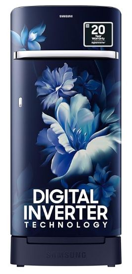 Samsung 189L 5 స్టార్, ఇన్వర్టర్, డైరెక్ట్-కూల్ సింగిల్ డోర్ రిఫ్రిజిరేటర్ (RR21C2H25UZ/HL, మిడ్‌నైట్ బ్లోసమ్ బ్లూ) బేస్ స్టాండ్ డ్రాయర్ యొక్క చిత్రం