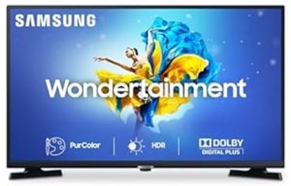 Samsung 80 cm (32 అంగుళాలు) వండర్‌టైన్‌మెంట్ సిరీస్ HD రెడీ LED స్మార్ట్ టీవీ UA32T4340BKXXL (గ్లోసీ బ్లాక్) యొక్క చిత్రం