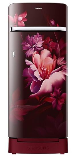 Samsung 215L 5 స్టార్ ఇన్వర్టర్ డైరెక్ట్-కూల్ సింగిల్ డోర్ రిఫ్రిజిరేటర్ ఉపకరణం (RR23C2H35RZ/HL, మిడ్‌నైట్ బ్లోసమ్ రెడ్) బేస్ స్టాండ్ డ్రాయర్ యొక్క చిత్రం