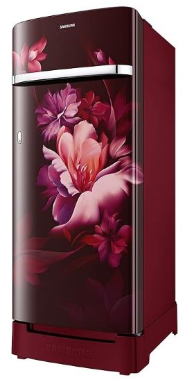 Samsung 215L 5 స్టార్ ఇన్వర్టర్ డైరెక్ట్-కూల్ సింగిల్ డోర్ రిఫ్రిజిరేటర్ ఉపకరణం (RR23C2H35RZ/HL, మిడ్‌నైట్ బ్లోసమ్ రెడ్) బేస్ స్టాండ్ డ్రాయర్ యొక్క చిత్రం