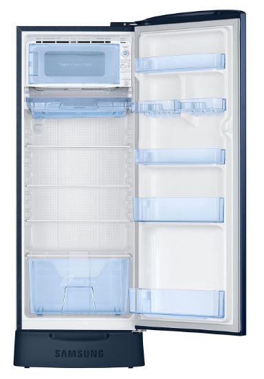 Samsung 223L 3 స్టార్ ఇన్వర్టర్ డైరెక్ట్-కూల్ సింగిల్ డోర్ రిఫ్రిజిరేటర్ ఉపకరణం (RR24C2823CU/NL, కామెల్లియా బ్లూ) బేస్ స్టాండ్ డ్రాయర్ యొక్క చిత్రం