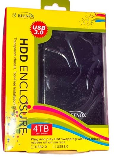 USB 3.0 ఎక్స్‌టర్నల్ హార్డ్ డ్రైవ్ ఎన్‌క్లోజర్, 2.5" SATA SSD ఎన్‌క్లోజర్ కేస్, ATA టూల్-ఫ్రీ ఎక్స్‌టర్నల్ HDD SSD కేస్ ఫాస్ట్ ట్రాన్స్‌ఫర్ స్పీడ్ 5 Gbps వరకు & 4TB వరకు స్టోరేజ్ కెపాసిటీ 2.5 SATA SSD /HDD యొక్క చిత్రం