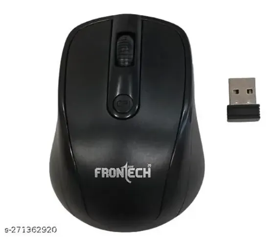 Frontech MS-0003 వైర్‌లెస్ మౌస్ – ల్యాప్‌టాప్ / కంప్యూటర్ కోసం యొక్క చిత్రం