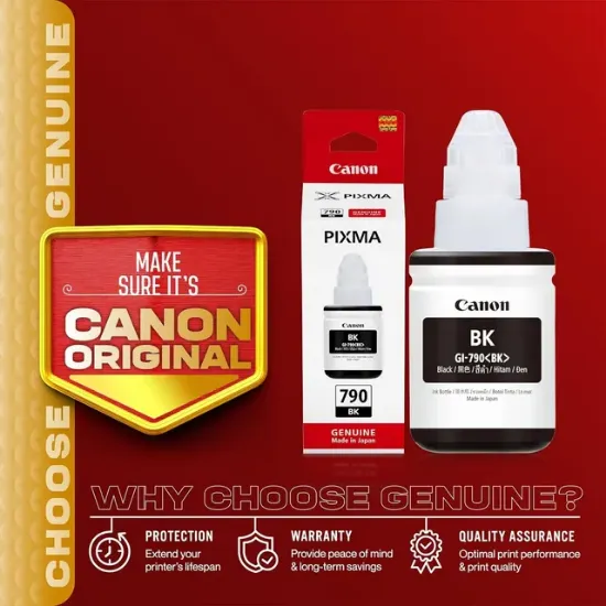 కానన్ ఇంక్ బాటిల్ GI-790B నలుపు యొక్క చిత్రం