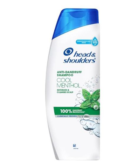 హెడ్ ​​& షోల్డర్స్ కూల్ మెంథాల్ యాంటీ డాండ్రఫ్ షాంపూ (180ml) యొక్క చిత్రం