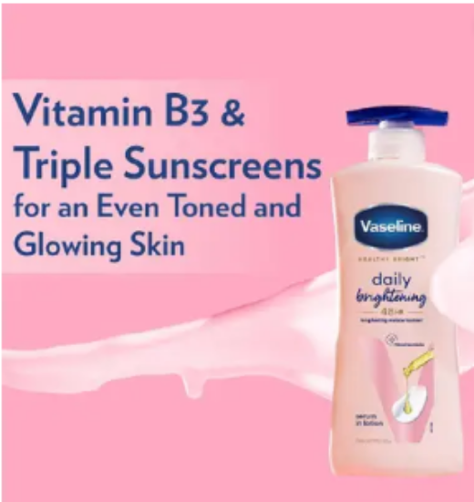 వాసెలిన్ హెల్తీ బ్రైట్ డైలీ బ్రైటెనింగ్ బాడీ లోషన్ (200 మి.లీ) యొక్క చిత్రం