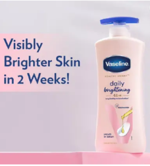 వాసెలిన్ హెల్తీ బ్రైట్ డైలీ బ్రైటెనింగ్ బాడీ లోషన్ (200 మి.లీ) యొక్క చిత్రం
