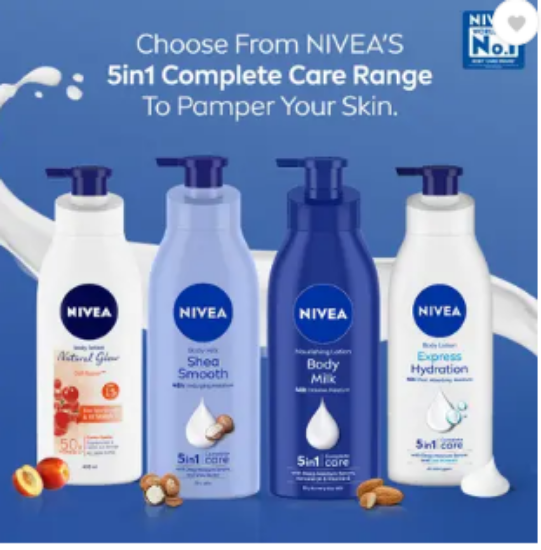 NIVEA ఎక్స్‌ప్రెస్ హైడ్రేషన్ బాడీ లోషన్ (400 మి.లీ) యొక్క చిత్రం