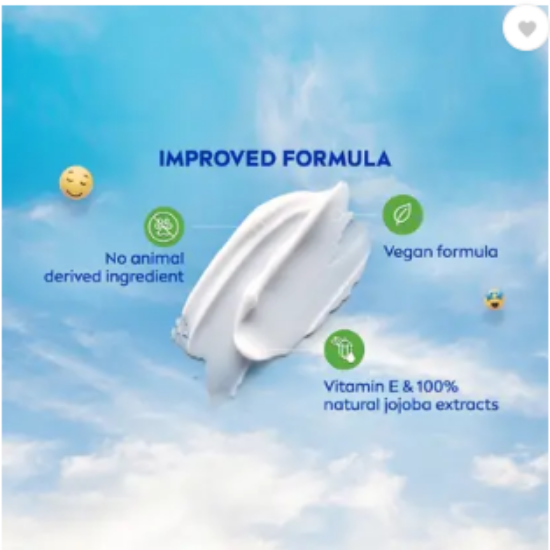 ముఖం, చేతులు & శరీరానికి నివియా సాఫ్ట్ లైట్ మాయిశ్చరైజర్ క్రీమ్ 100 మి.లీ. యొక్క చిత్రం