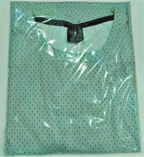 టెక్స్చర్డ్ కాటన్ క్రూ నెక్ పురుషుల టీ-షర్ట్ యొక్క చిత్రం