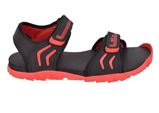 పురుషుల కోసం స్టియో GS-1023 స్పోర్ట్స్ శాండల్ | పరుగు, జిమ్, నడక కోసం | అవుట్‌డోర్ కోసం క్యాజువల్ శాండల్ | యాంటీ-స్కిడ్ | సర్దుబాటు చేయగల డబుల్ వెల్క్రో స్ట్రాప్ | తేలికైన & సౌకర్యవంతమైన | పురుషులు & అబ్బాయిల కోసం యొక్క చిత్రం