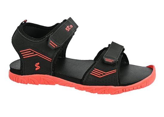 పురుషుల కోసం స్టియో RUN-3 స్పోర్ట్స్ శాండల్ | పరుగు, జిమ్, నడక కోసం | అవుట్‌డోర్ కోసం క్యాజువల్ శాండల్ | యాంటీ-స్కిడ్ | సర్దుబాటు చేయగల డబుల్ వెల్క్రో స్ట్రాప్ | తేలికైన & సౌకర్యవంతమైన | పురుషులు & అబ్బాయిల కోసం యొక్క చిత్రం