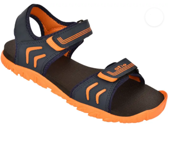 పురుషుల కోసం స్టియో GS-1023 స్పోర్ట్స్ శాండల్ | పరుగు, జిమ్, నడక కోసం | అవుట్‌డోర్ కోసం క్యాజువల్ శాండల్ | యాంటీ-స్కిడ్ | సర్దుబాటు చేయగల డబుల్ వెల్క్రో స్ట్రాప్ | తేలికైన & సౌకర్యవంతమైన | పురుషులు & అబ్బాయిల కోసం యొక్క చిత్రం