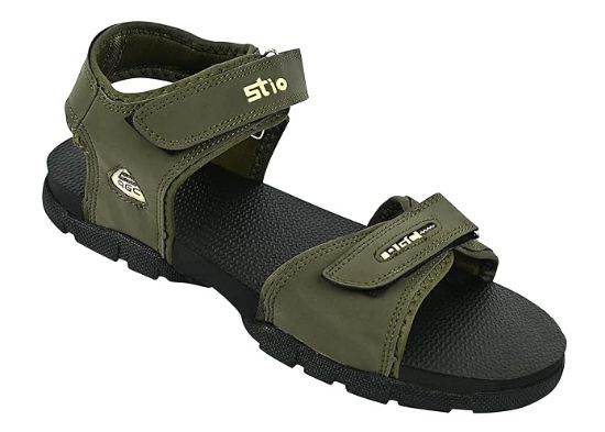 పురుషుల కోసం స్టియో GS-1014 స్పోర్ట్స్ శాండల్ | పరుగు, జిమ్, నడక కోసం | అవుట్‌డోర్ కోసం క్యాజువల్ శాండల్ | యాంటీ-స్కిడ్ | సర్దుబాటు చేయగల డబుల్ వెల్క్రో స్ట్రాప్ | తేలికైన & సౌకర్యవంతమైన | పురుషులు & అబ్బాయిల కోసం యొక్క చిత్రం