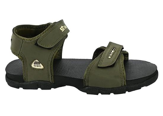 పురుషుల కోసం స్టియో GS-1014 స్పోర్ట్స్ శాండల్ | పరుగు, జిమ్, నడక కోసం | అవుట్‌డోర్ కోసం క్యాజువల్ శాండల్ | యాంటీ-స్కిడ్ | సర్దుబాటు చేయగల డబుల్ వెల్క్రో స్ట్రాప్ | తేలికైన & సౌకర్యవంతమైన | పురుషులు & అబ్బాయిల కోసం యొక్క చిత్రం