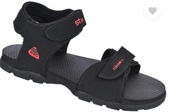 పురుషుల కోసం స్టియో GS-1016 స్పోర్ట్స్ శాండల్ | పరుగు, జిమ్, నడక కోసం | అవుట్‌డోర్ కోసం క్యాజువల్ శాండల్ | యాంటీ-స్కిడ్ | సర్దుబాటు చేయగల డబుల్ వెల్క్రో స్ట్రాప్ | తేలికైన & సౌకర్యవంతమైన | పురుషులు & అబ్బాయిల కోసం యొక్క చిత్రం