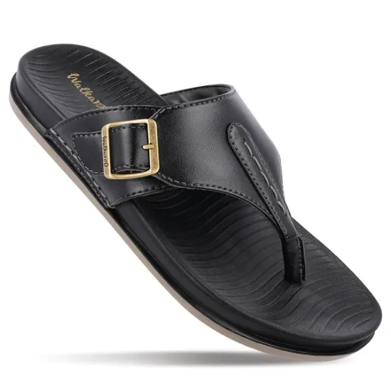 వాల్కరూ పురుషుల  రోజువారీ  ధరించేవి  కంఫర్ట్  చెప్పులు  -  WE1024  నలుపు యొక్క చిత్రం