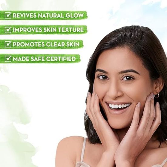 మెరిసే చర్మం కోసం పసుపు & కుంకుమపువ్వుతో కూడిన మామఎర్త్ ఉబ్తాన్ ఫేషియల్ కిట్ - 60 గ్రా. యొక్క చిత్రం