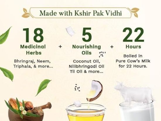 SESA ఆయుర్వేద హెయిర్ ఆయిల్ విత్ భ్రింగ్‌రాజ్ & 17 అరుదైన మూలికలు కొబ్బరి నూనె మరియు 4 పోషకమైన నూనెలు జుట్టు పెరుగుదలకు సహాయపడతాయి స్త్రీలు మరియు పురుషులకు సులభమైన ఆయిల్ అప్లికేటర్‌తో (400 మి.లీ) యొక్క చిత్రం