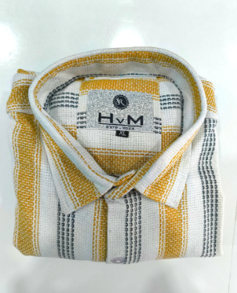 HYM మోడ్రెన్ ఫిట్ చెకర్డ్ షర్టులు యొక్క చిత్రం