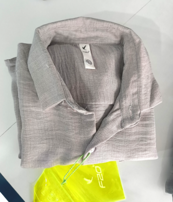 F20 రిలాక్సేషన్ ర్యాప్-లైట్ టౌప్ కాటన్ షర్టులు యొక్క చిత్రం