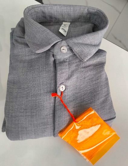 F20 రిలాక్సేషన్ ర్యాప్-లైట్ టౌప్ కాటన్ షర్టులు యొక్క చిత్రం