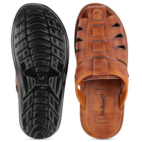 WALKAROO WG5309 పురుషుల కవరింగ్ చెప్పులు రోజువారీ దుస్తులు మరియు ఇండోర్ & అవుట్‌డోర్ కోసం రెగ్యులర్ ఉపయోగం యొక్క చిత్రం