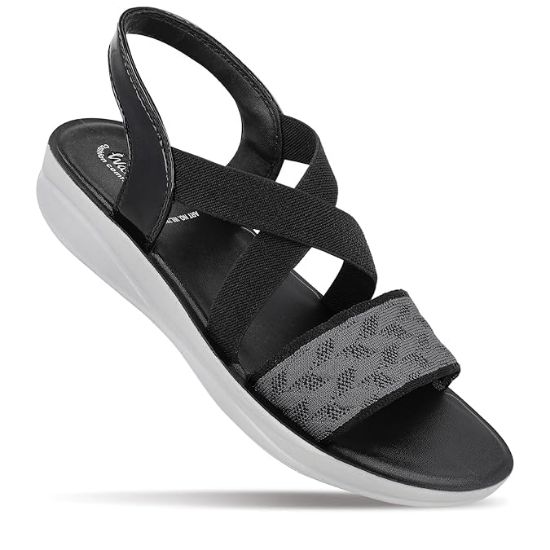 WALKAROO రోజువారీ దుస్తులు మరియు ఇండోర్ & అవుట్‌డోర్ కోసం సాధారణ ఉపయోగం కోసం మహిళల చెప్పులు యొక్క చిత్రం