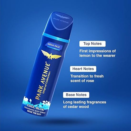 పార్క్ అవెన్యూ డియో కూల్ బ్లూ ఫ్రెష్‌నెస్ మెగా ప్యాక్, ఫ్రెష్ సిస్ట్రస్, 220 Ml యొక్క చిత్రం