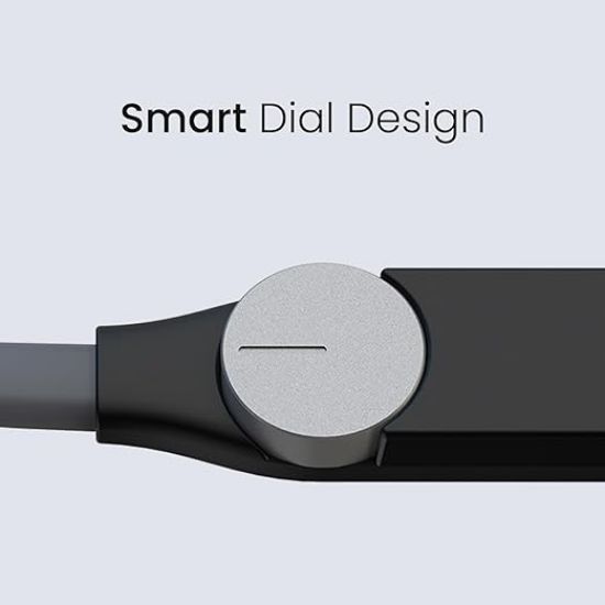 Nothing Neckband Pro 50dB యాక్టివ్ నాయిస్ క్యాన్సిలేషన్, స్మార్ట్ డయల్ డిజైన్, 37 గంటల ప్లేటైమ్ బ్లూటూత్ వైర్‌లెస్ ఇన్ ఇయర్ ఇయర్‌ఫోన్స్ విత్ మైక్ యొక్క చిత్రం