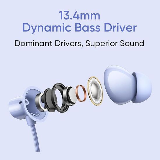 Realme బడ్స్ వైర్‌లెస్ 3 నియో ఇన్ ఇయర్ బ్లూటూత్ నెక్‌బ్యాండ్ విత్ 13.4 ఎంఎం డైనమిక్ బాస్ బూస్ట్ డ్రైవర్, 32 గంటల వరకు ప్లేబ్యాక్, ఫాస్ట్ ఛార్జ్, ఎఐ ఎన్సి, 45 ఎంఎస్ తక్కువ లేటెన్సీ, ఐపి 55 డస్ట్ & వాటర్ రెసిస్టెంట్ & బ్లూటూత్ వి 5.4 బ్లూ యొక్క చిత్రం