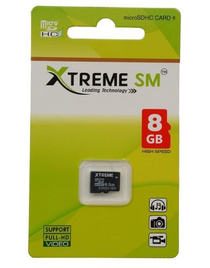 Xtreme SM 8 GB మెమరీ కార్డ్ యొక్క చిత్రం