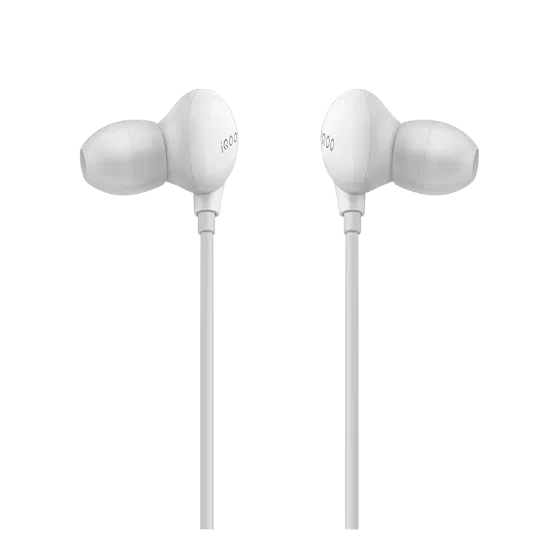 iQOO ప్రీమియం ఇయర్‌ఫోన్స్ వైట్ యొక్క చిత్రం